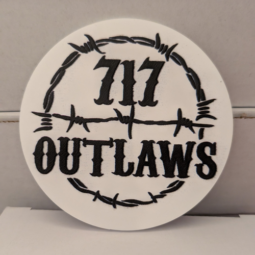 3.5" 717 Outlaws Magnet
