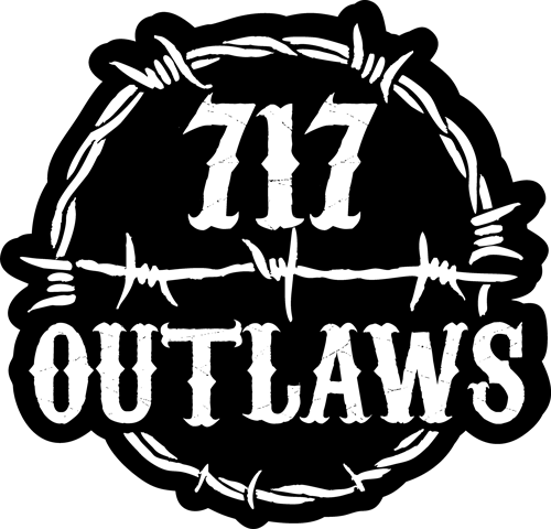 14" 717 Outlaws LED Light Up Sign – Handmade USA
