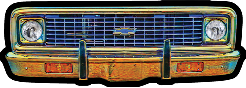 23" 1970 K10 LED Light Up Sign – Handmade USA