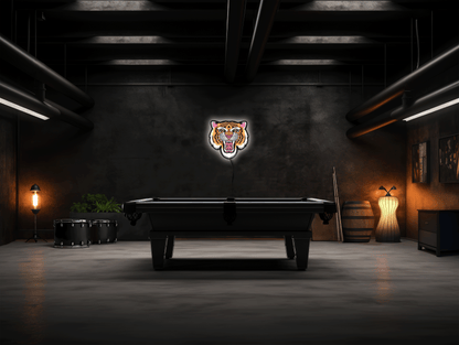 Large (17") Tiger Lighted Tattoo Tacker by Artist Bryce Bowerman