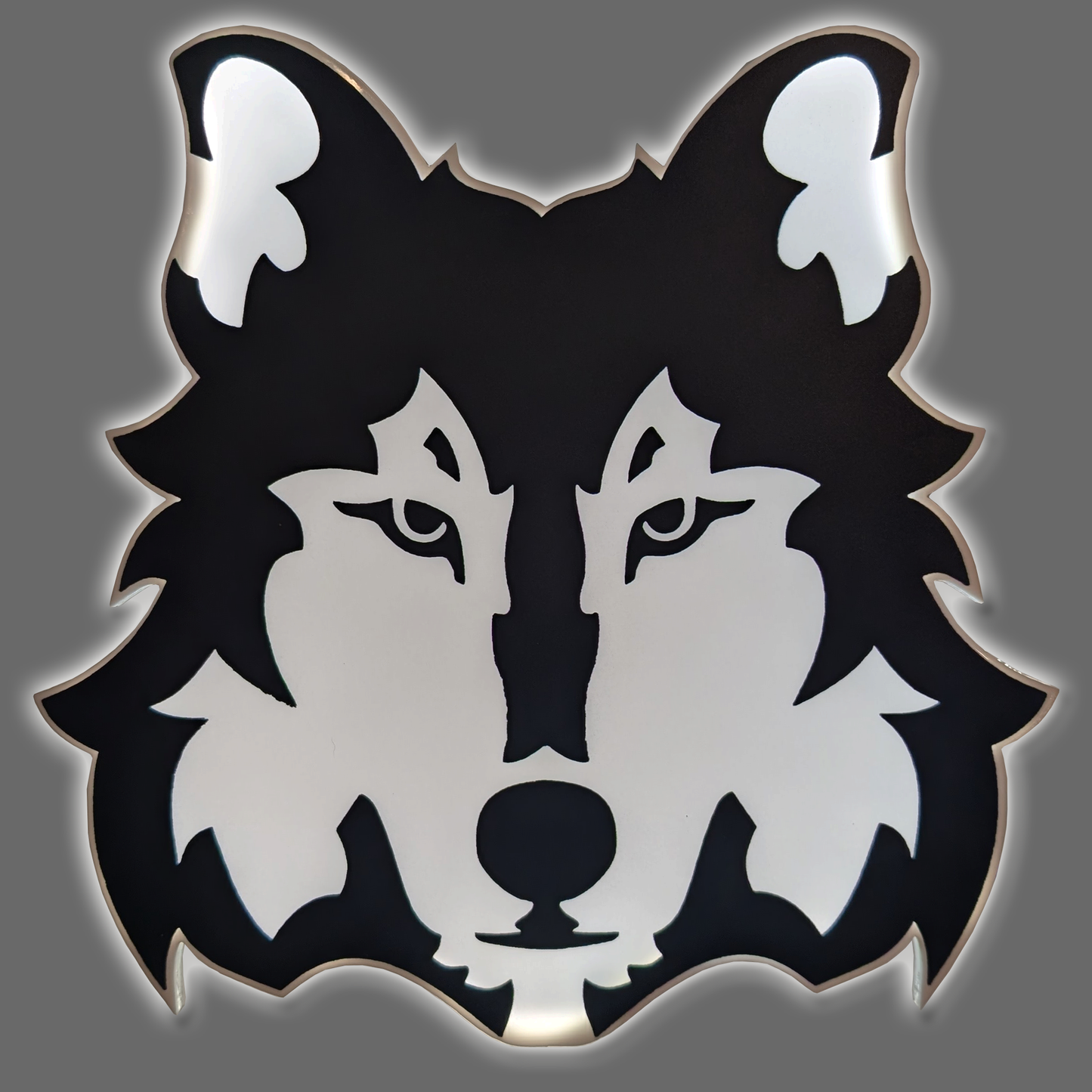 Wolf Brewing Co. 13" LED Light Up Tacker – Wolf Shaped