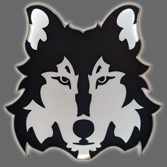 Wolf Brewing Co. 13" LED Light Up Tacker – Wolf Shaped