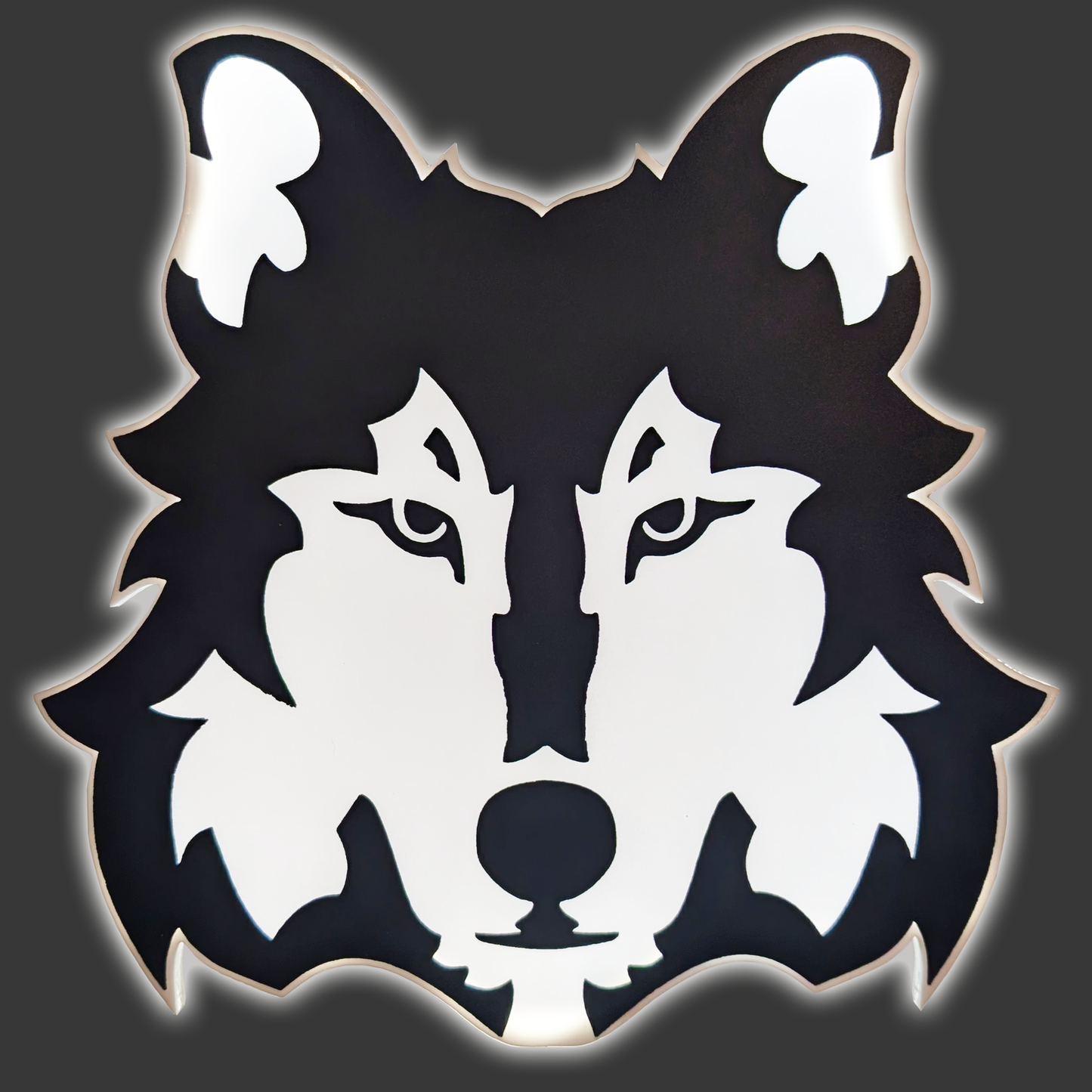 Wolf Brewing Co. 13" LED Light Up Tacker – Wolf Shaped